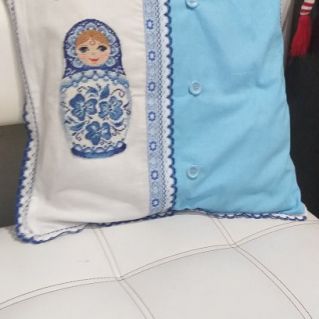 "Голубые оттенки гжели"