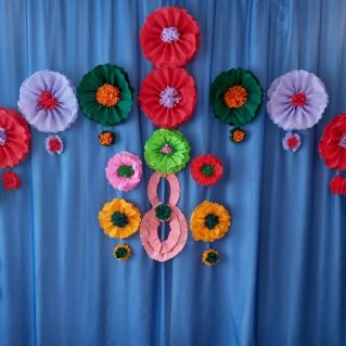 С весенним днем 8 Марта!                                                                                                                                  оформление (дизайн) помещения и территории