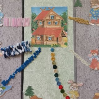 "Тактильная дорожка по сказке Теремок"