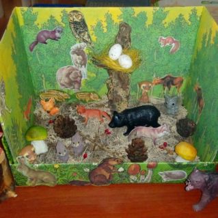 Макет животные Сибири