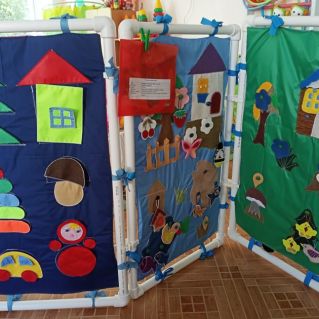 Развивающая ширма по познавательному развитию "Времена года"