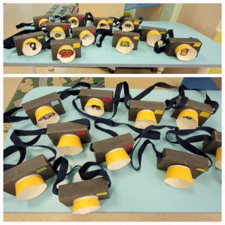 Фотоаппараты ручная работа для сюжетно- ролевой игры "Зоопарк "