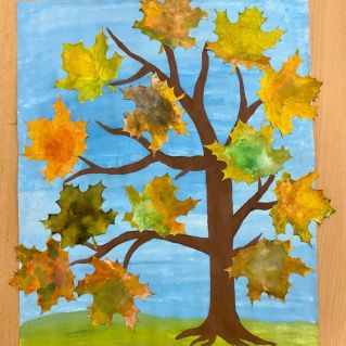 Коллективная работа "Золотая осень"