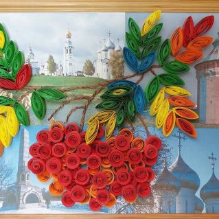 "Осень в Вологде" (квиллинг)