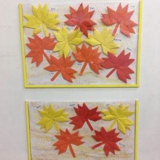 Коллективная работа "Осенние листья"