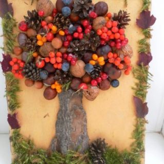 Ягодно-ореховое дерево