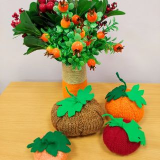 Вязание на спицах "Краски осени"