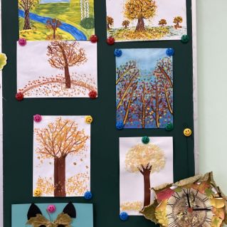 Осенний вернисаж 1 «В» класса