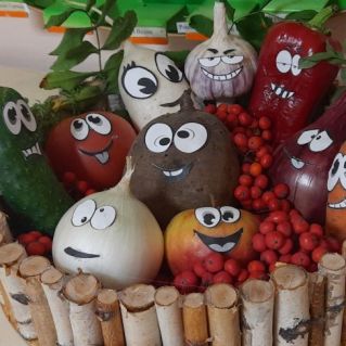 "Весёлые овощи"
