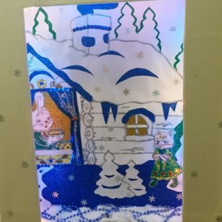 Макет "Заюшкина избушка"