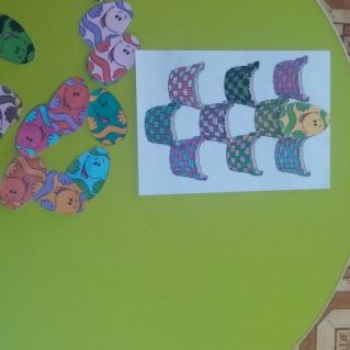 Дидактическая игра" Разноцветные корзинки для Пасхальных яиц"