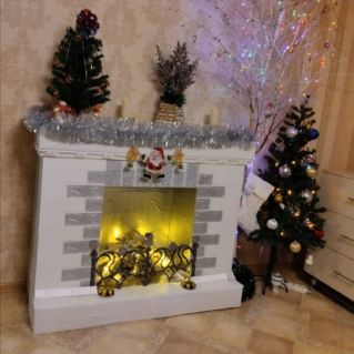 "Камин своими руками к новому году"