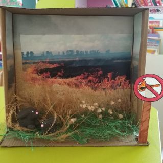 Не жгите траву весной!