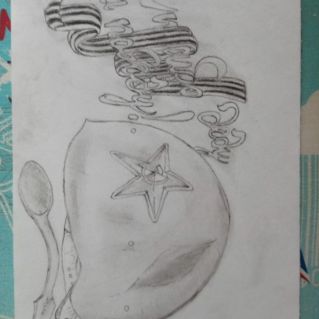 Рисунок "Спасибо деду за Победу"