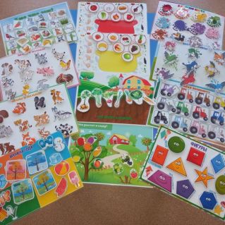 Дидактический материал " Игры на липучках"