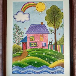 Декоративный рисунок "Лето разноцветное"