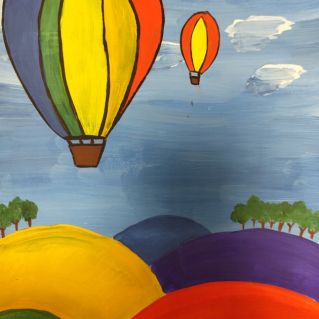 "На большом воздушном шаре"