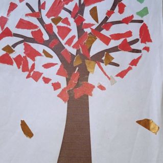 Объёмная аппликация "Засентябрило"