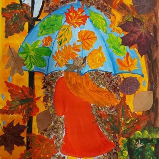 Ливень листьев кружевной