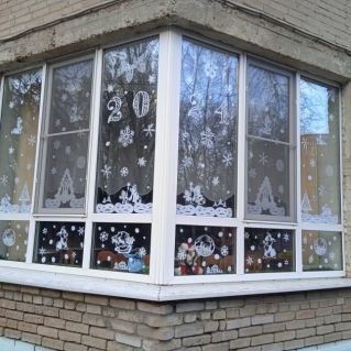 Новогодние узоры.