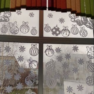 Волшебные рисунки на окне