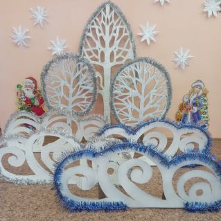 "Вдохновляясь серебром зимы. "