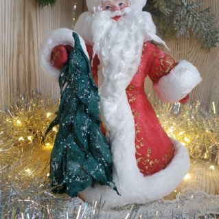 Дед Мороз ( ватное папье-маше)