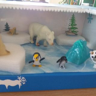 макет "На севере"