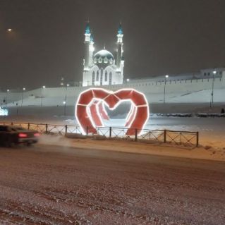 "Яркие краски зимнего города "