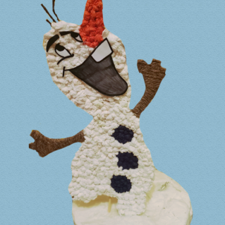 Весёлый снеговичок