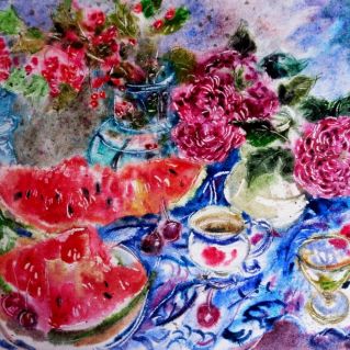 Летняя симфония акварели