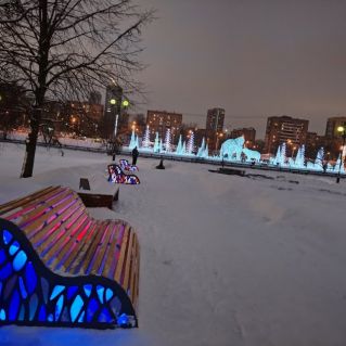 Ростокинский парк "Акведук". Любимое место зимой