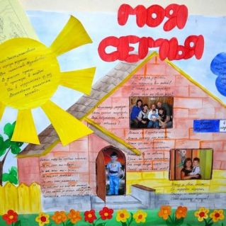 Плакат "Моя семья"