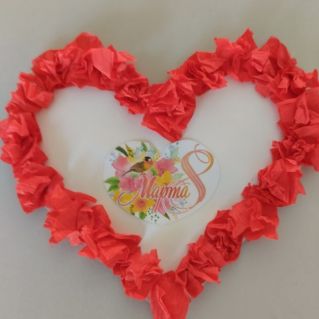 Цветочное сердце. Моя работа.