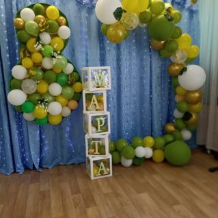 Оформление зала к 8 марта