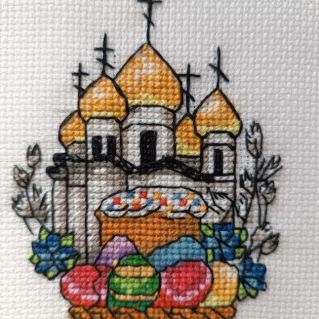 Вышивка "Пасха - светлое воскресенье "