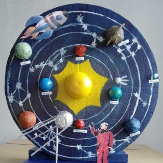 Демонстрационный материал: Макет "Космос"
