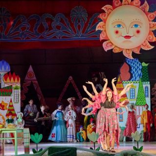 Декорации "Весна. Огонь и Балаган"