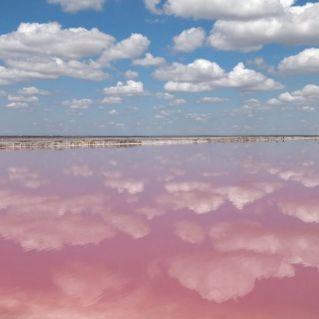 Исцеляющая красота Розового озера.