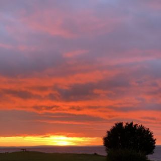 Закат над Байкалом