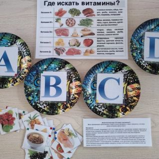 Дидактическая игра "Где живут витаминки?"