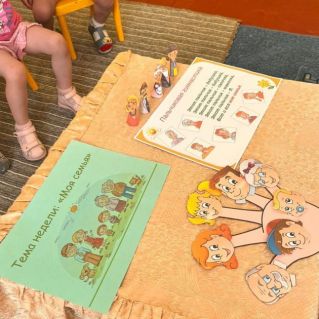 наглядное пособие на тему " Моя семья".