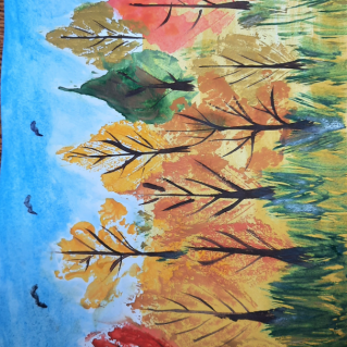 "Осенний лес".