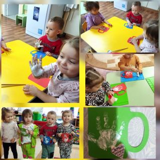 Мастер-класс по изготовлению открытки "Кружка" ко Дню отца в группе раннего возраста.