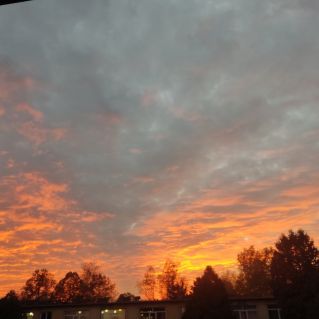 Чудный осенний закат