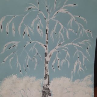"Зимняя береза".