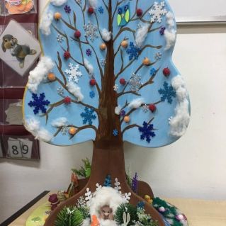 Макет сезонного дерева