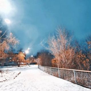 Зима в моем городе