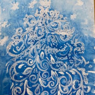 "Волшебные,зимние узоры"