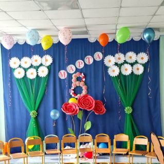 оформление к 8 марта